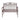 Eeeza Unique Gothic Design Outdoor Iron Frame Bench