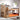 Eeeza Natural Wood-Toned Loft Bed With Spacious Storage