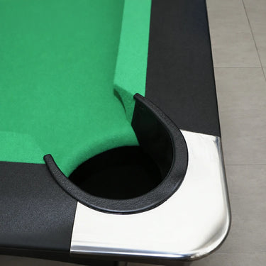 DOBO Billiard Table with Velvet Tablecloth and Accessories, MDF, 7ft
