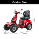 Eeeza AFDD Adjustable Electric Mobility Scooter, 1000W 60V 20Ah