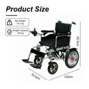 Eeeza MW1103 Electric Wheelchair for Senior, 500W, 16-Inch Tyres