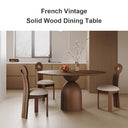 Eeeza Essence Vintage Dining Table, Multi-Layer Board (MLB), Round