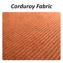 Eeeza Foldable Corduroy Sofa Bed with 2 Cushions, 3-seater