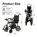 Eeeza 6013A Foldable Portable Electric Wheelchair, 1–6 km/h