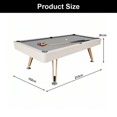 3 in 1 Billiard Pool Table with Full Accessories, E1 Grade MDF, 7ft