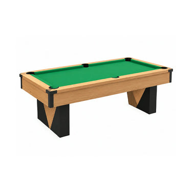 Pool Table with Ball Return and Wool Cloth, Full Accessories, 8ft