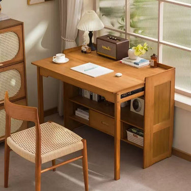 Eeeza Multi-functional Folding Desk for Students, Bamboo