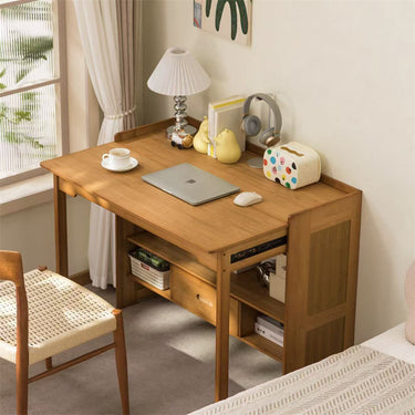 Eeeza Multi-functional Folding Desk for Students, Bamboo