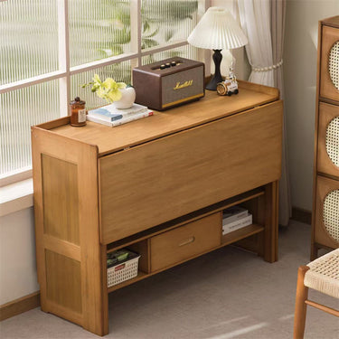 Eeeza Multi-functional Folding Desk for Students, Bamboo