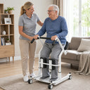 Eeeza HD006 Transfer Stand-up Wheelchair, Steel, 135kg Capacity, White