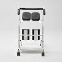 Eeeza HD006 Transfer Stand-up Wheelchair, Steel, 135kg Capacity, White