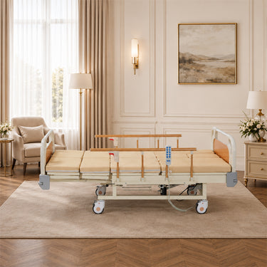 Adjustable Electric Bed for Senior with Nursing Mattress
