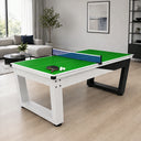 Pool Table with Marble Slate, Iron Legs and Complete Accessories, 8ft