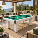 Eeeza Billiard Pool Table for Outdoor, Marble, Weatherproof
