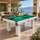 Eeeza Billiard Pool Table for Outdoor, Marble, Weatherproof