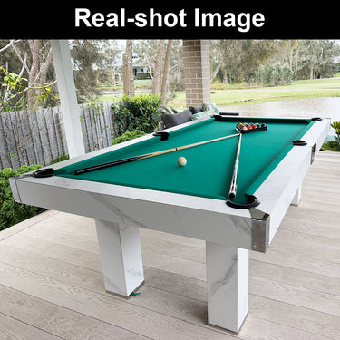 Eeeza Billiard Pool Table for Outdoor, Marble, Weatherproof