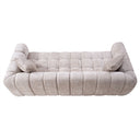 Eeeza Marshmallow Cloud Compression Sofa with 2 Cushions, 4-seater