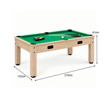 Eeeza 4-in-1 Multi-functional Game Table with Full Accessories, 7ft