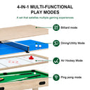 Eeeza 4-in-1 Multi-functional Game Table with Full Accessories, 7ft