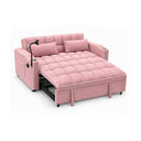 Eeeza Modern Sofa Bed with Phone Holder, Velvet, 2-seater, 190cm