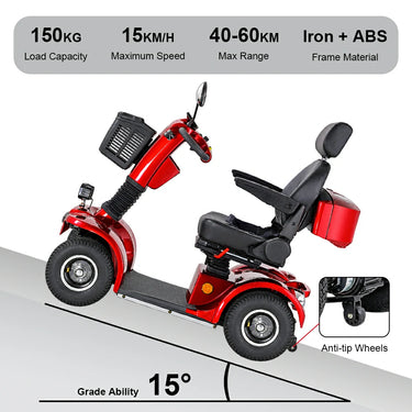 Eeeza 500W 48V 20Ah Electric Mobility Scooter