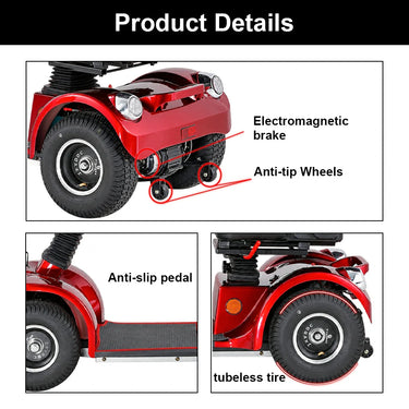 Eeeza 500W 48V 20Ah Electric Mobility Scooter