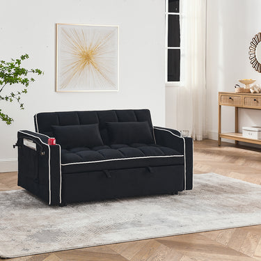 Fashionable Modern and Multi-functional Foldable Velvet Sofa Bed