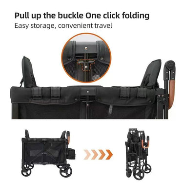 Foldable Four-wheeled Vehicle, Suitable for Travel, 2/4 Seats