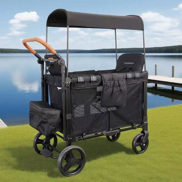 Foldable four-wheeled vehicle, suitable for travel, 2/4 seats