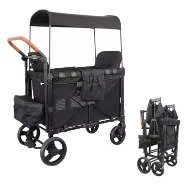 Foldable four-wheeled vehicle, suitable for travel, 2/4 seats