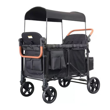 Foldable four-wheeled vehicle, suitable for travel, 2/4 seats