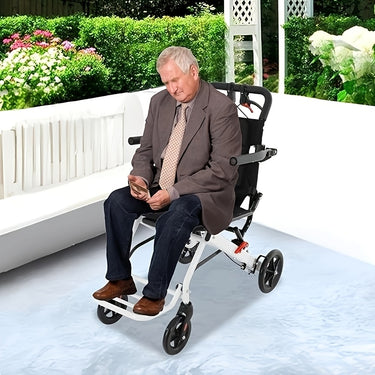 Ultra Lightweight Travel Wheelchair - Foldable, Portable Design