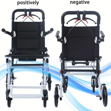 Ultra Lightweight Travel Wheelchair - Foldable, Portable Design