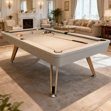 7FT Solid Wood Legs Billiard Pool Table with Full Accessories