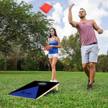 Outdoor fun cornhole boards，including: 2 sandbag boards, 8 bean bags