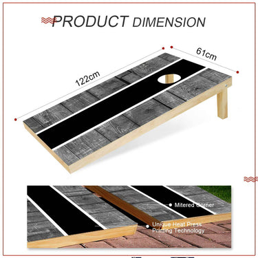 Outdoor cornhole boards，including: 2 sandbag boards, 8 bean bags