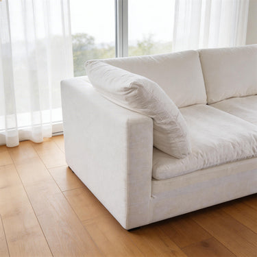 Oversized Modular Sectional Sofa with Movable Ottoman