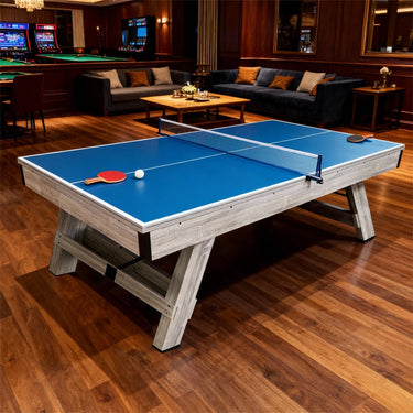 DOBO SPORTS Antique Wood Grain Multi-Purpose Billiard Pool Table