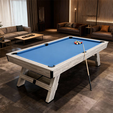 DOBO SPORTS Antique Wood Grain Multi-Purpose Billiard Pool Table