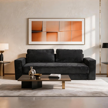 Multi-functional modular sofa, convertible into a sofa bed
