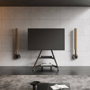 FITUEYES Eiffel V2 FT88 Floor TV Stand with Wheels for 55'-88' Screens
