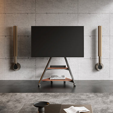 FITUEYES Eiffel V2 FT88 Floor TV Stand with Wheels for 55'-88' Screens