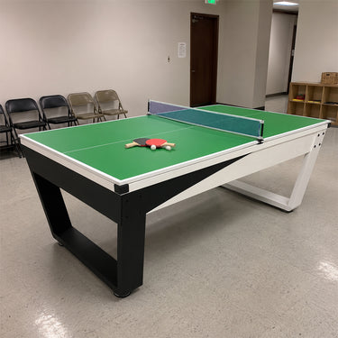 Pool Table with Marble Slate, Iron Legs and Complete Accessories, 8ft