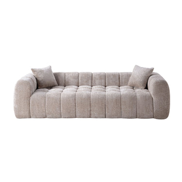 Eeeza Marshmallow Cloud Compression Sofa with 2 Cushions, 4-seater