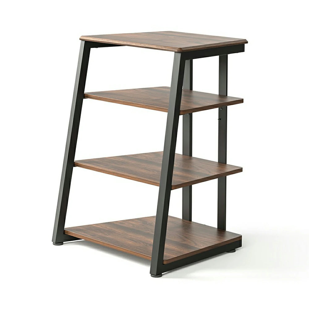 FITUEYES Eiffel AS07 Modern Record Player Stand, 4-Tier
