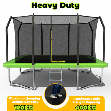 9FT x 12FT Rectangle Trampoline - Perfect Outdoor Trampoline for Kids - Recreational Trampoline