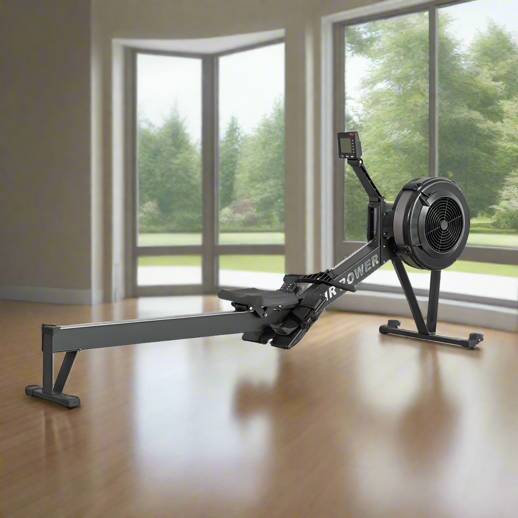 Uprise Rowing Machine Eeeza Air Rowing Machine Rower Exercise Machine - Black – Eeeza Home NZ