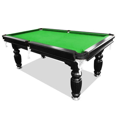 Eeeza 8FT Black Frame Slate Billiard Pool Table With Full Accessories