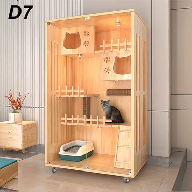 Eeeza Movable Multi-Tier Cat Control Cat House