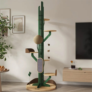 Eeeza Carbon Steel Framework Cactus Cat Tree